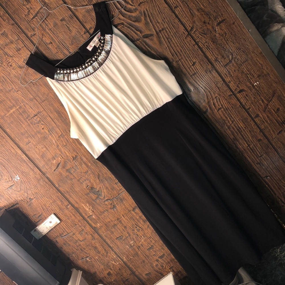 White and Black Staple Dress